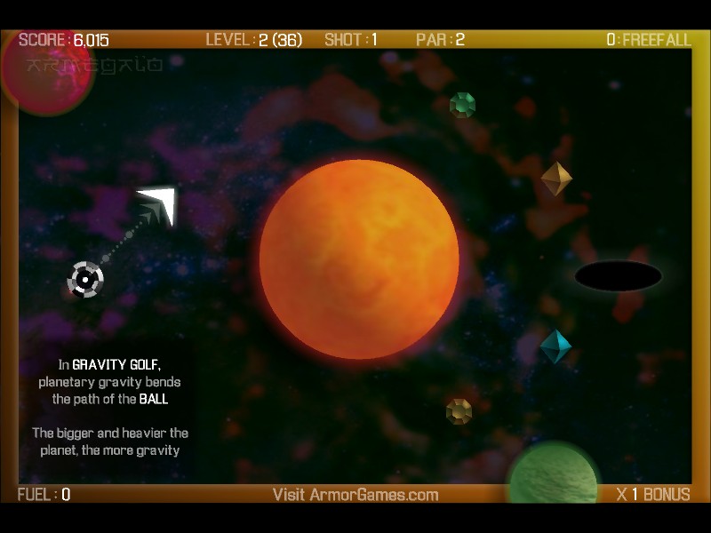 Galactic Gravity Golf